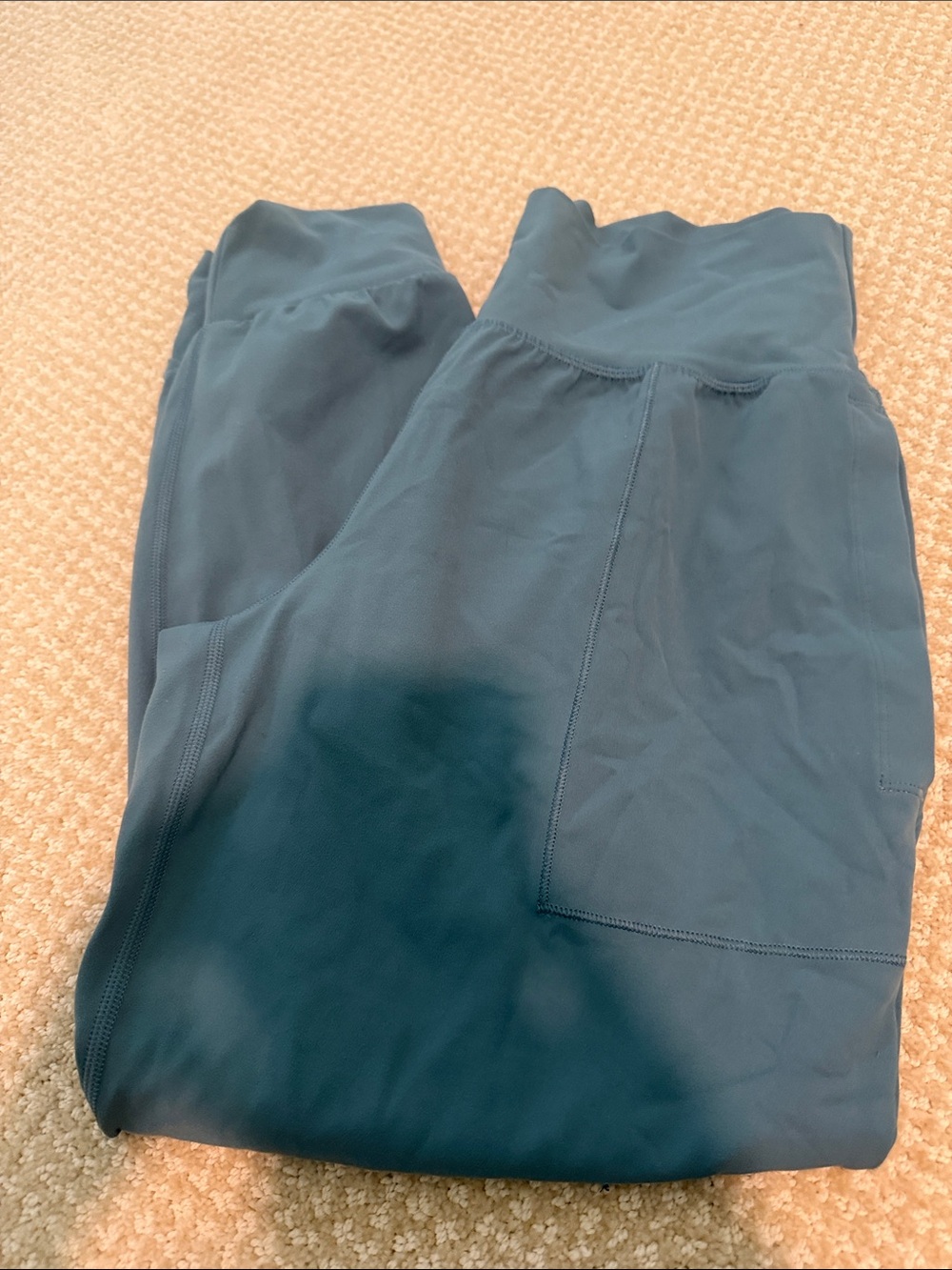 Athleta Women's Track Joggers in Teal Blue